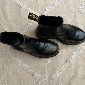Dr.  Martens platform Chelsea boots